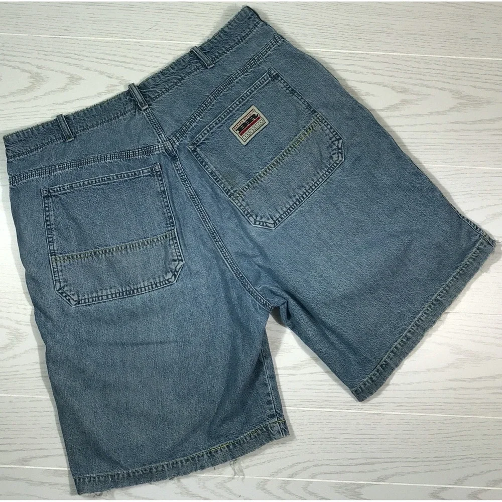 Vintage Banana Republic Denim Shorts Men 36 Blue Cotton Baggy Skater Summer 90s